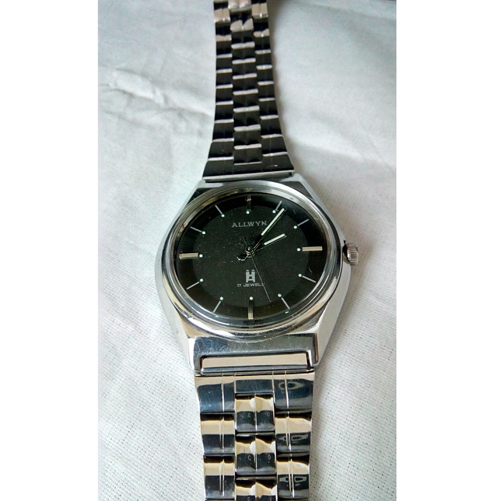 Dial Black Colour HMT Allwyn Stunning Wrist Watch by Antikcart watch ...
