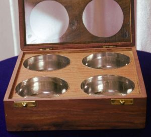 Indian Brass Inlay Sheesham Wood Dry Fruit Box Antikcart