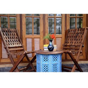 Jali Work Sheesham Wood Handicraft Foldable Side table Solidwood Decor Artwork Jali sidetable Antikcart 5