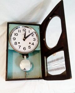 Antikcart Pendulum Wall Clock Nayak Classic Wall Clock with Pendulum