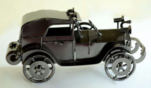 Retro Vintage Handicraft Metal Car Model - curios by Antikcart
