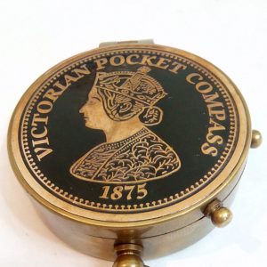 Special Antique Victorian Pocket Compass by Antikcart