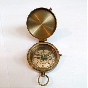 Special Antique Victorian Pocket Compass by Antikcart