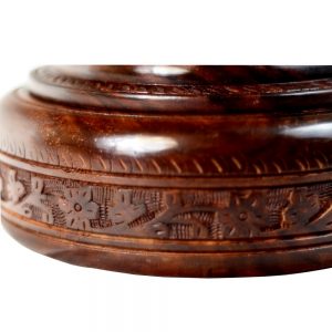 Rosewood Hancarved Beautiful Dry Fruit Set by Antikcart