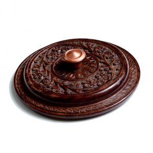 Rosewood Hancarved Beautiful Dry Fruit Set by Antikcart