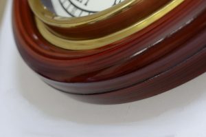 Teak Finish Classic Wall Clock Decor by Antikcart