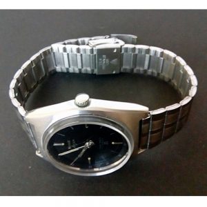 Black Dial Stylish Band Mens Wrist Watch by Antikcart