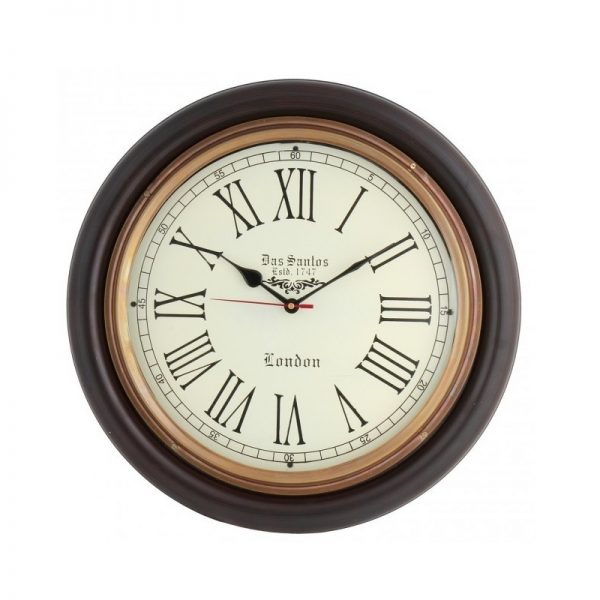 Walnut Wood Colour 6 inch Classic Vintage Wall Clock Wall Decor by ...