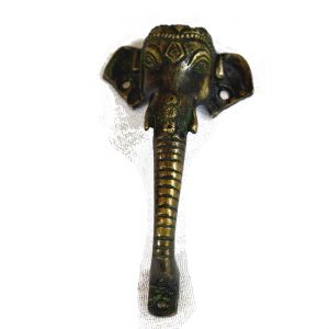 Antikcart Amazing Elephant Head Brass Door Handle