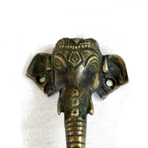 Antikcart Amazing Elephant Head Brass Door Handle