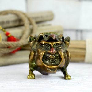 Antikcart Amusing Antique Figurine Brass Ash Tray