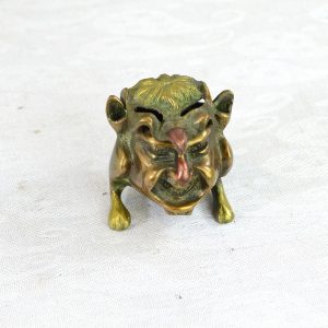 Antikcart Amusing Antique Figurine Brass Ash Tray view
