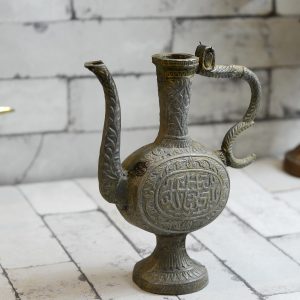 Antikcart Antique Arabian Brass Dallah Pot