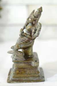 Antikcart Antique Finish Brass Statue of Kali Matha Decor Collectible view