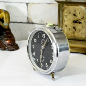Antikcart Antique Hess Table Time Piece Clock Decor Collectible