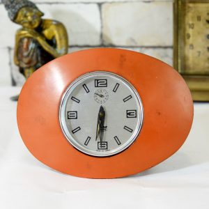 Antikcart Antique Hess Small Time Piece Clock Table Decor Collectible