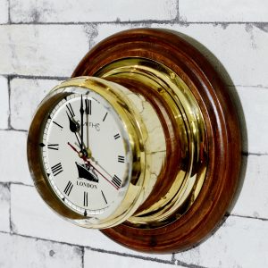 Antikcart Antique Marine Ship Captain Cabin clock Wall Decor Collectible side