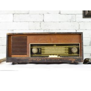 Antikcart Antique Vintage HMV Valve Radio Decor Collectible
