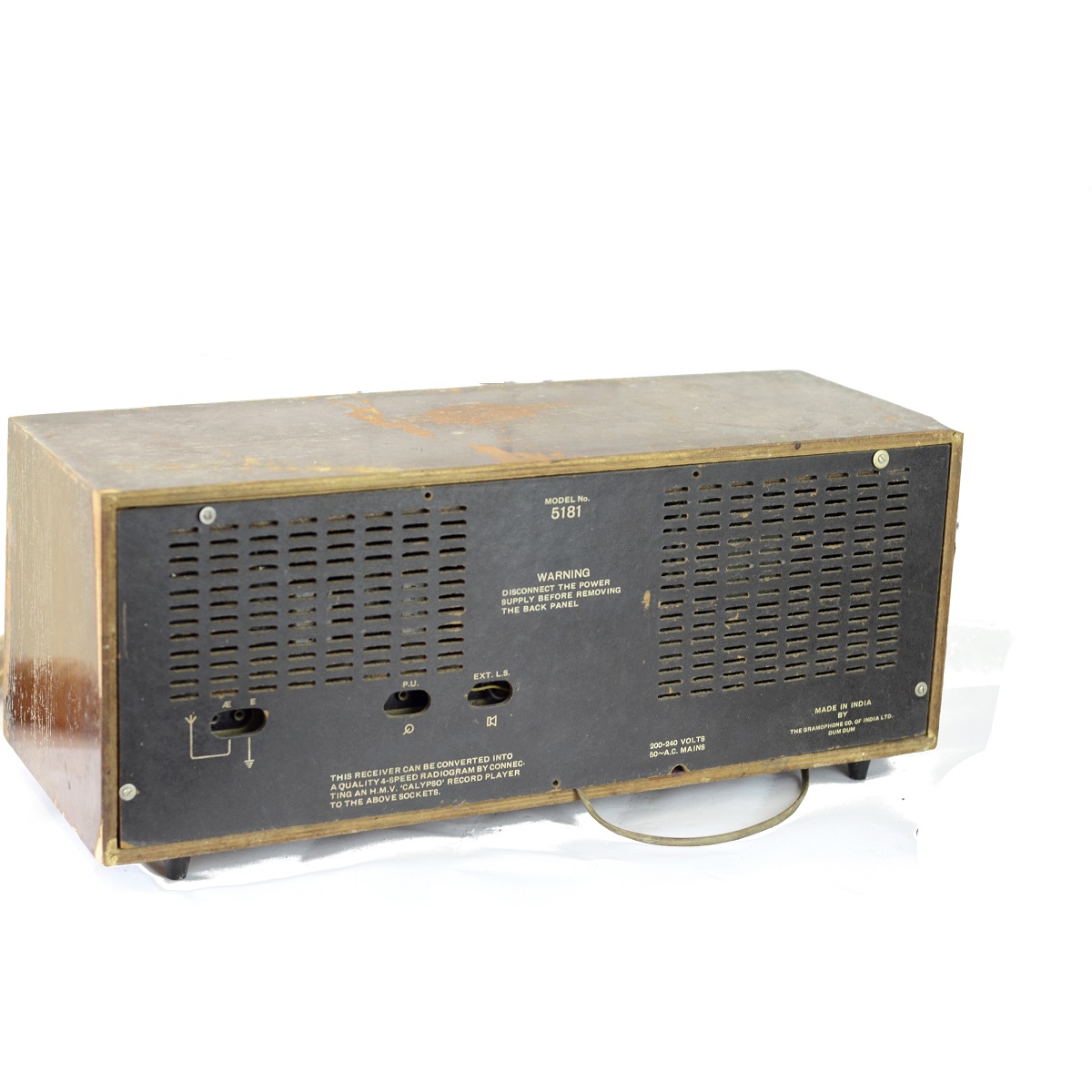 Antikcart Antique Vintage HMV Valve Radio Decor Collectible