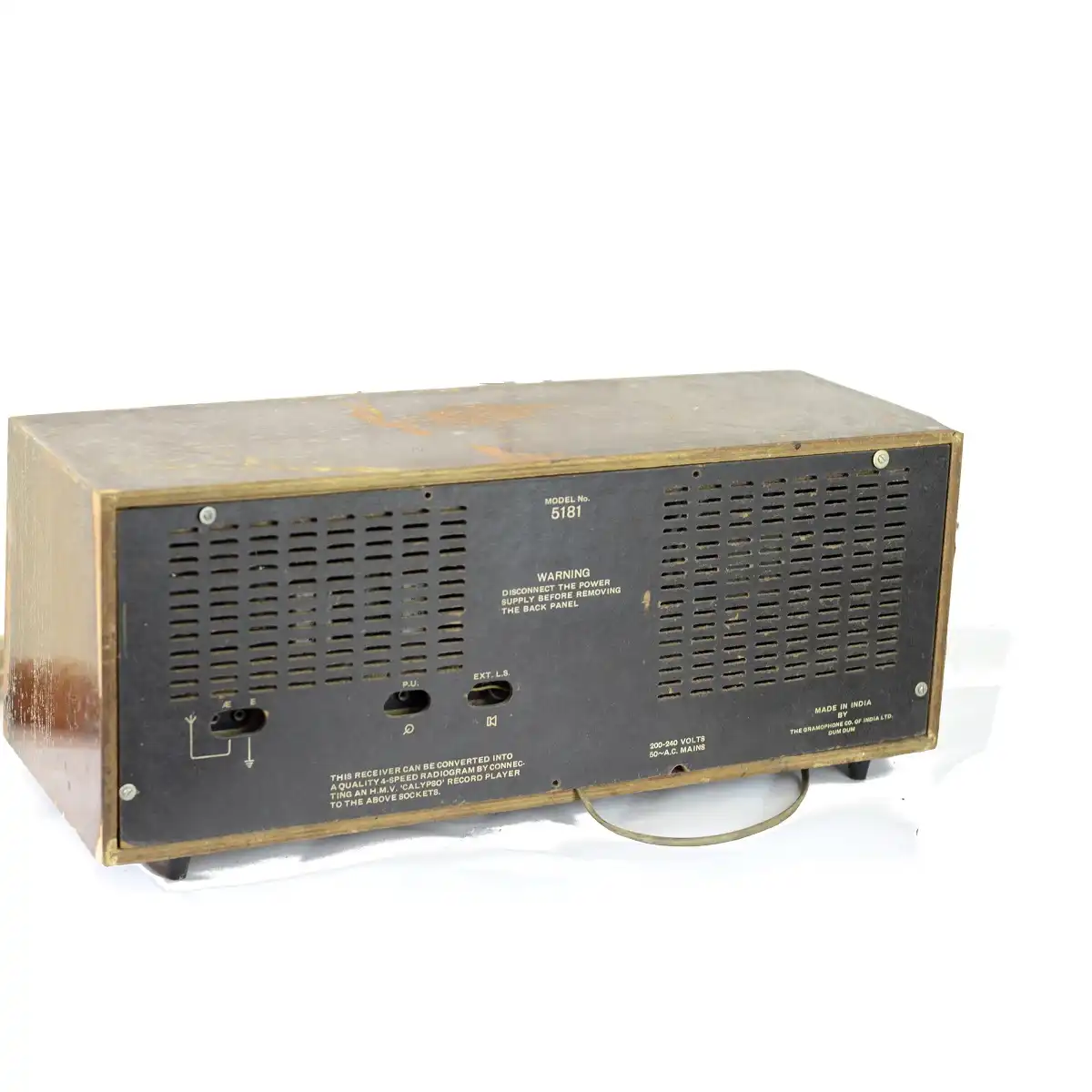 Antikcart Antique Vintage HMV Valve Radio Decor Collectible