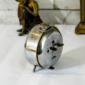 Antikcart Beautiful Dial Antique Hess Time Piece Table Clock Decor Collectible
