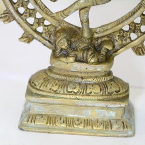 Antikcart Divine And Marvelous Antique Brass Natraj Statue Antique Statue BASE pic