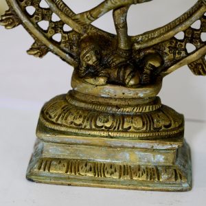 Antikcart Divine And Marvelous Antique Brass Natraj Statue base pic