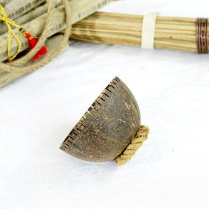 Antikcart Handicraft Round Coconut Shell Salads Bowl side