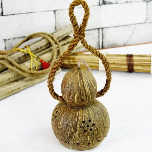 Antikcart Handmade Unpolished Coconut Shell Lamp Shade