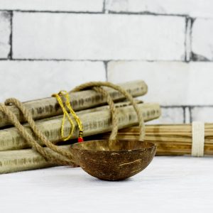Antikcart Handworked Ice cream Bowl Made of Coconut Shell Decor Curio