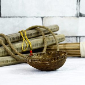 Antikcart Interesting Handcrafted Coconut Shell Soap Storage