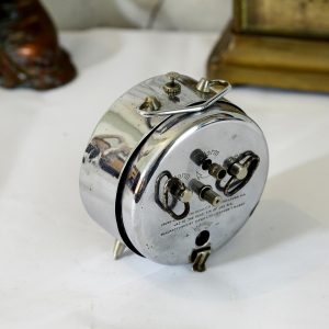 Antikcart Real and Antique Favre Leuba Black Dial Time Piece Clock decor collectible