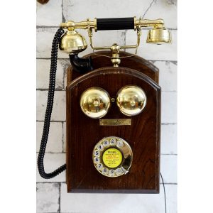 Antikcart Vintage Rotary Phone Wall Mount wall decor