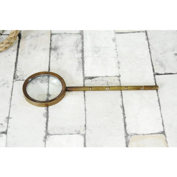 Antikcart 10 inches Long Magnifying Lens Table Decor