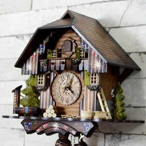 Antikcart Antique 8 Days Bim Bam Cuckoo Clock side