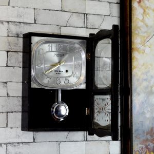 Antikcart Antique Master Deluxe Bim Bam Wall Clock dial view