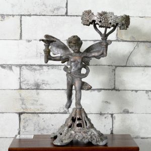 Antikcart Antique Metal brass Cherub statue Room Decor Antique COLLECTIBLE