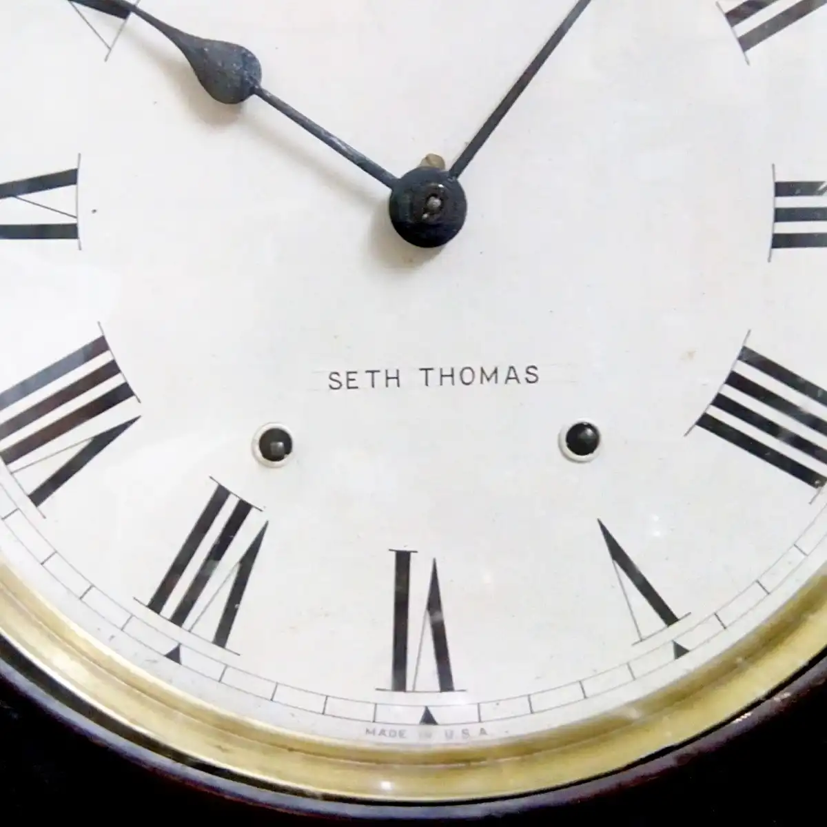 Antikcart Antique Real Seth Thomas Teakwood pendulum clock seth thomas