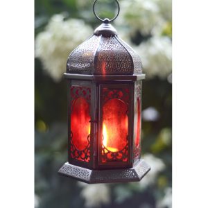 Antikcart Beautiful Carved Moroccan Style Room Hanging Lantern Decor