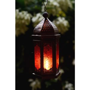 Antikcart Beautiful Moroccan Style Glass Artwork Hanging Lantern Decor hanging light moroccan lamp