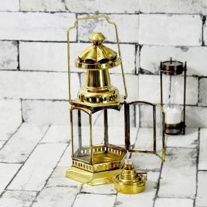 Antikcart Brass Classic Moroccan Style Marine Lantern open VIEW