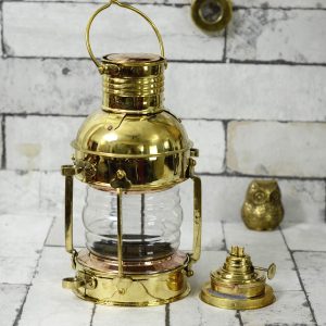 Antikcart Brass Classic Vintage Marine Lantern view 1200