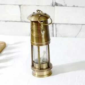 Antikcart Brass Vintage Hanging Mine Lantern pic antikcart lamps