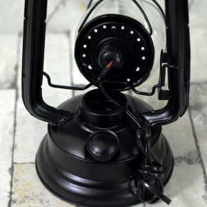 Antikcart Britain Hanging Electric Hurricane Lamp open view pic