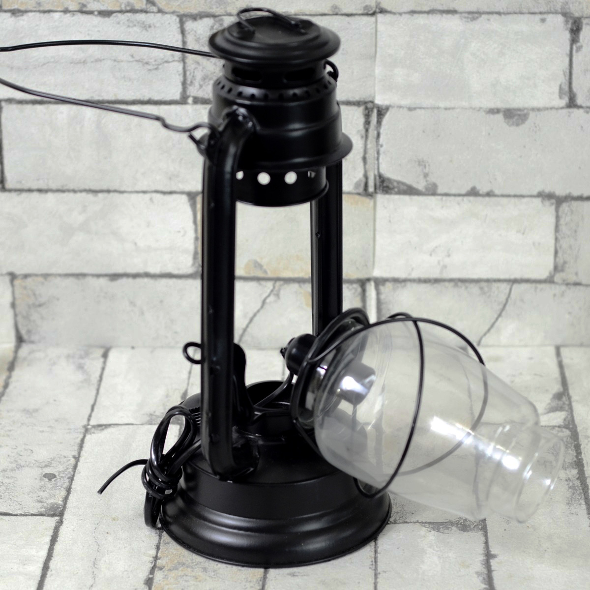 Britain Hanging Electric Hurricane Lamp - Antikcart