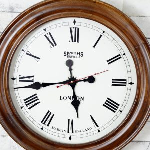 Antikcart Classic Large Dial Smith Enfield Ship Cabin Wall Clock close view