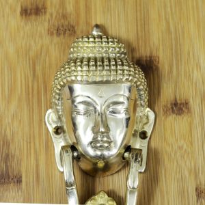 Antikcart Metal Brass Budha Face Door Knock Decor Face Close View Antikcart Metal Brass Budha Face Door Knock Decor Face Close View