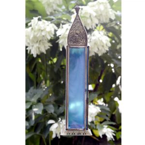 Antikcart Moroccan Style Elegant Hanging Lamp lit view