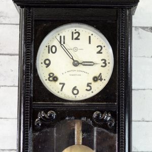 Antikcart Seikosha Mini Tower 1940 Pendulum Wall Clock