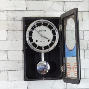 Antikcart Special Master Bim Bam Pendulum Antique Clock opened